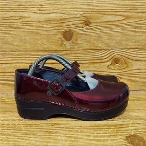 Pre-owned worn 2x 2012 dansko Marcelle Mary Jane clogs